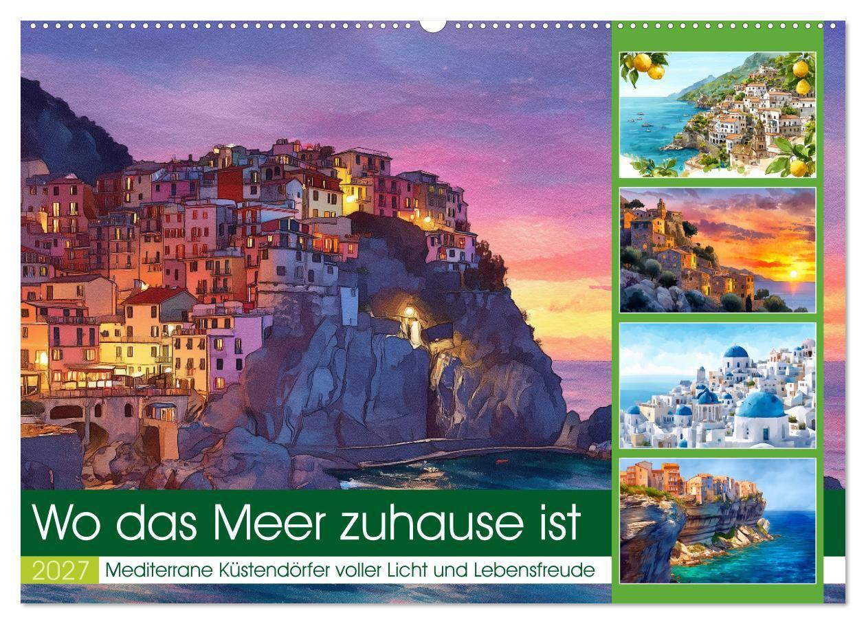 Wo das Meer zuhause ist (Wandkalender 2027 DIN A2 quer) CALVENDO Monatskalender