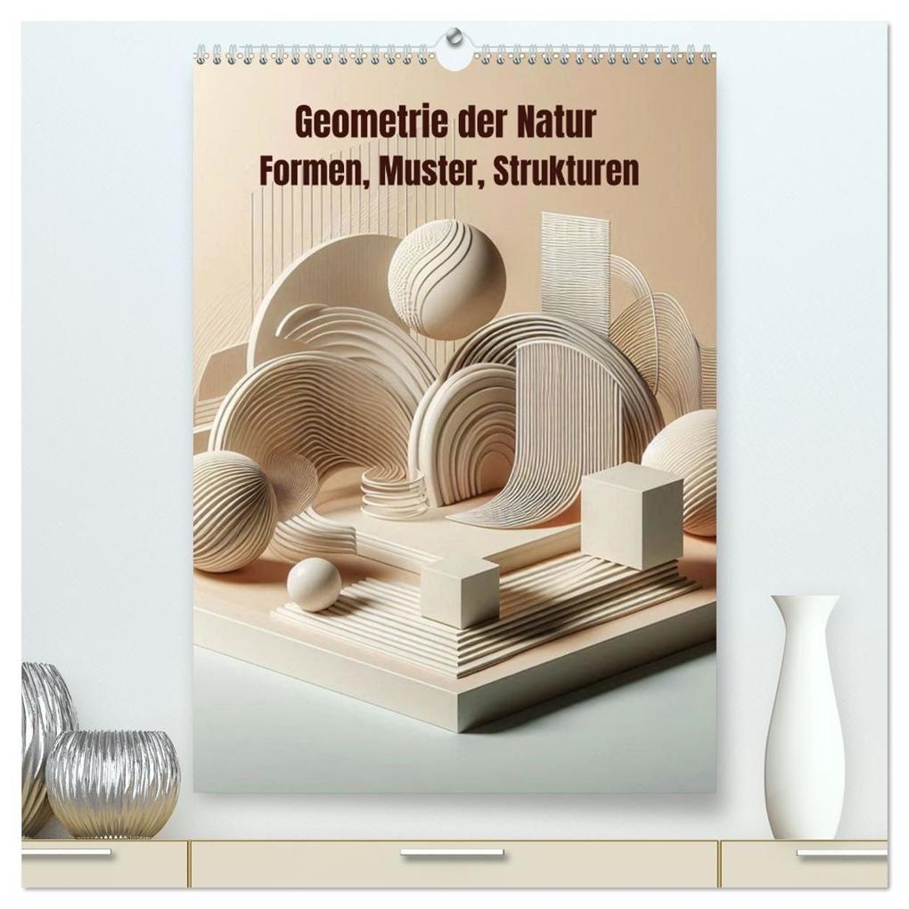 Geometrie der Natur - Formen Muster Strukturen (hochwertiger Premium Wandkalender 2027 DIN A2 hoch) Kunstdruck in Hochglanz