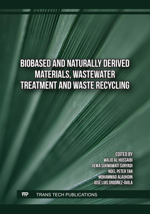 Biobased and Naturally Derived Materials Wastewater Treatment and Waste Recycling