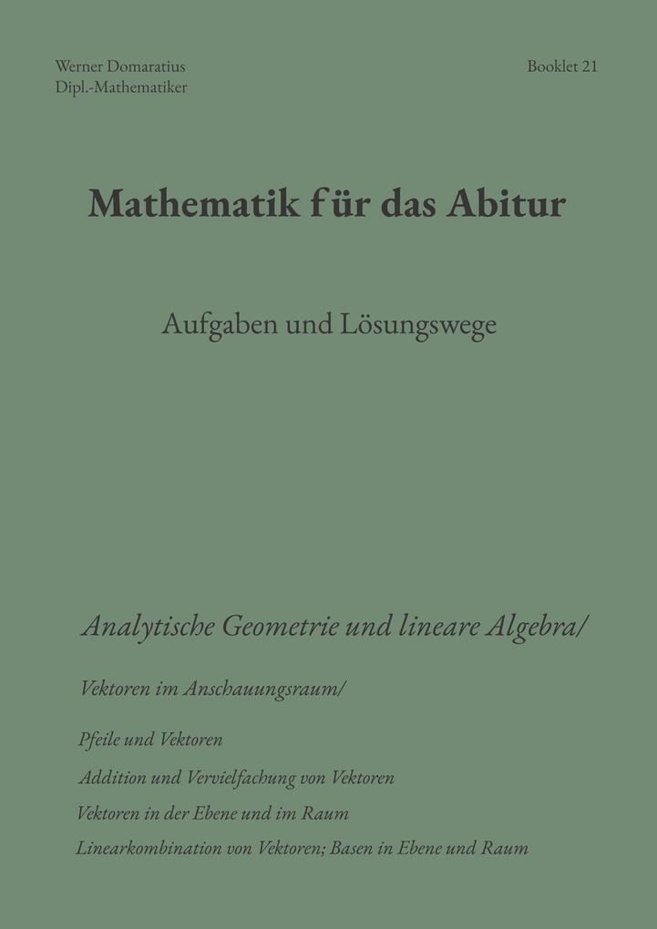 Mathematik für das Abitur