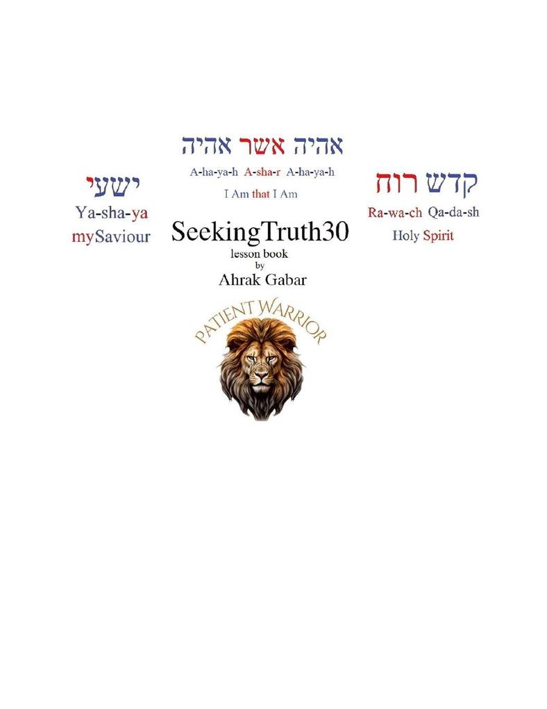 SeekingTruth30 Lesson Book
