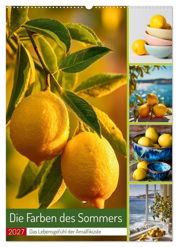 Die Farben des Sommers (Wandkalender 2027 DIN A2 hoch) CALVENDO Monatskalender
