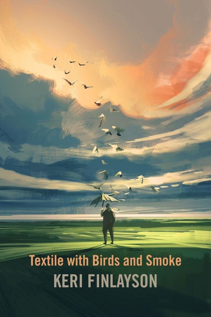 Textile with Birds and Smoke
