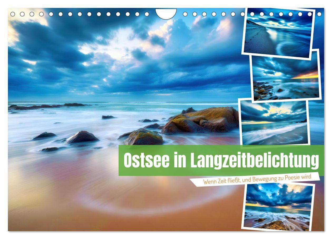 Ostsee in Langzeitbelichtung (Wandkalender 2027 DIN A4 quer) CALVENDO Monatskalender