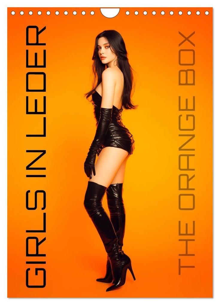 Girls in Leder - The Orange Box (Wandkalender 2027 DIN A4 hoch) CALVENDO Monatskalender
