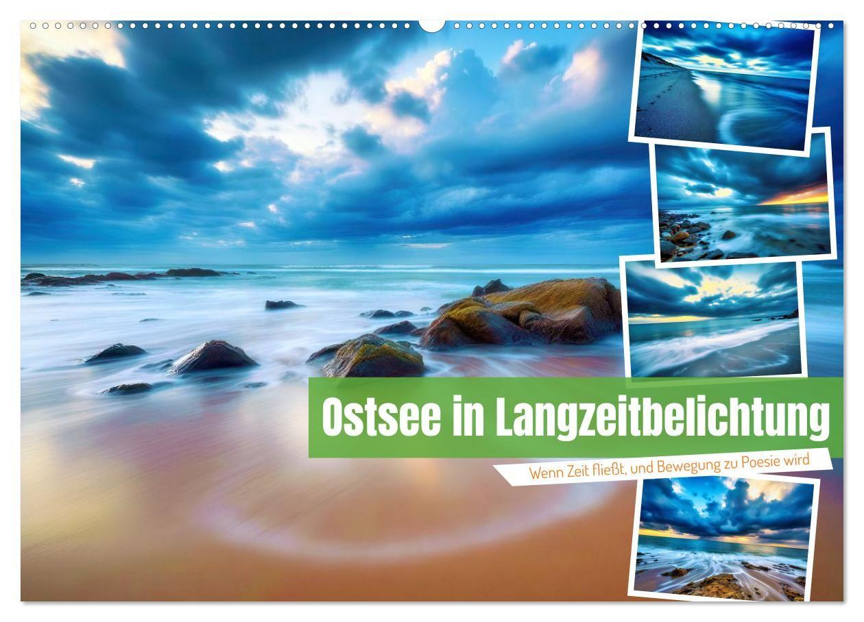 Ostsee in Langzeitbelichtung (Wandkalender 2027 DIN A2 quer) CALVENDO Monatskalender