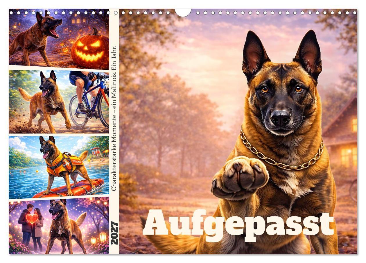 Aufgepasst (Wandkalender 2027 DIN A3 quer) CALVENDO Monatskalender