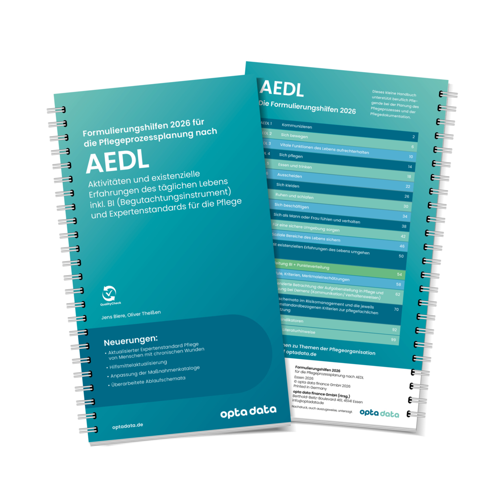 Die Formulierungshilfen 2026 für die Pflegeprozessplanung nach AEDL