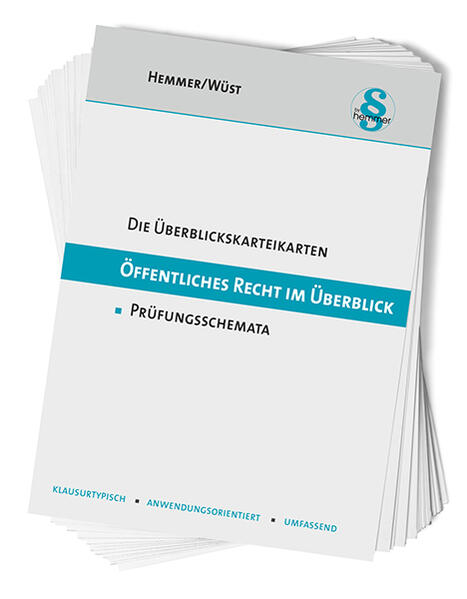 Die Überblickskarteikarten Öffentliches Recht im Überblick