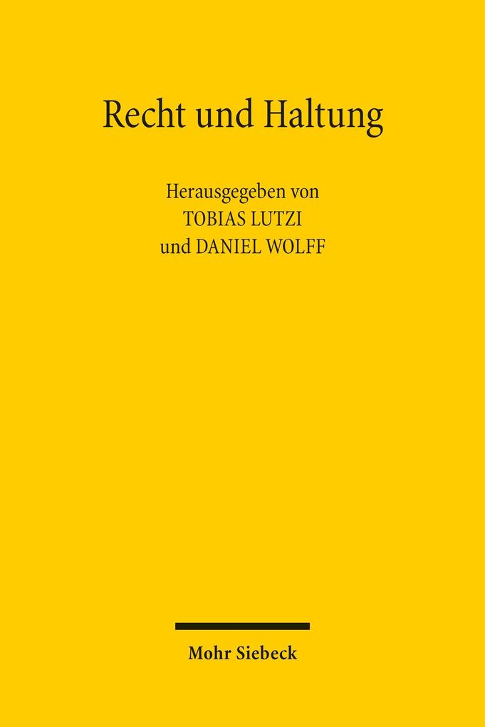Recht und Haltung