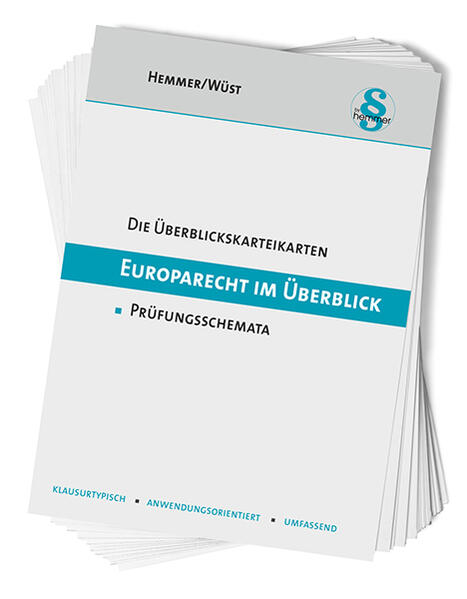 Die Überblickskarteikarten Europarecht im Überblick