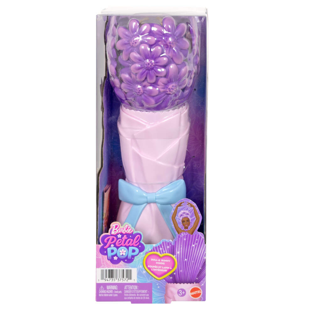 Barbie Flower Surprise Puppe - lila Gänseblümchen