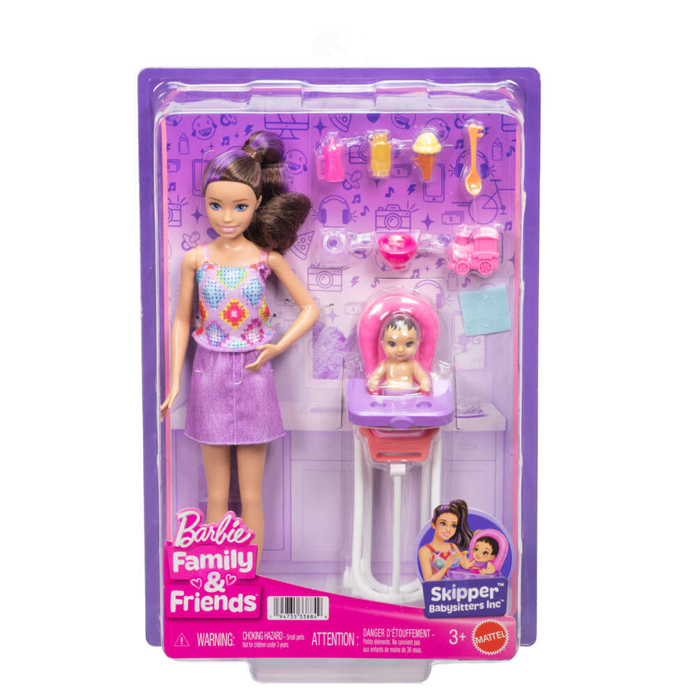 Barbie 'Skipper Babysitters Inc.' Hochstuhl Spielset