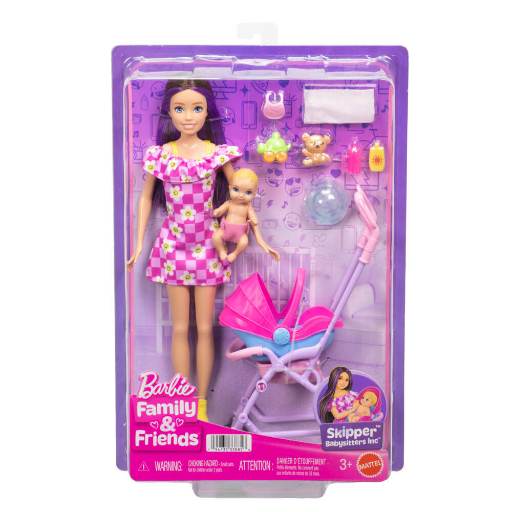 Barbie 'Skipper Babysitters Inc.' Kinderwagen Spielset