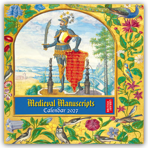 British Library Illuminated Manuscripts - Bilderhandschriften der Britischen Nationalbibliothek 2027 - Original Flame Tree Publishing-Kalender [Kalender]