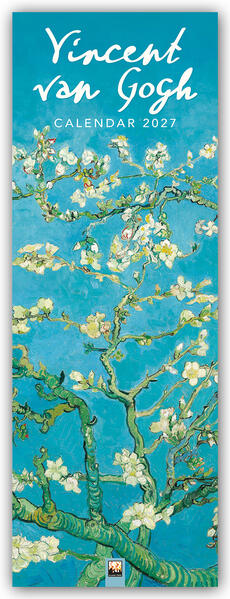 Vincent van Gogh - Slimline-Kalender 2027 - Original Flame Tree Publishing-Kalender Slimeline [Kalender]