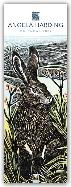 Angela Harding - Slimline-Kalender 2027 - Original Flame Tree Publishing-Kalender Slimeline [Kalender]