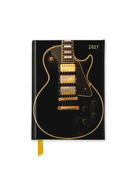 Black Gibson Guitar - Schwarze Gibson Gitarre - Taschenkalender 2027