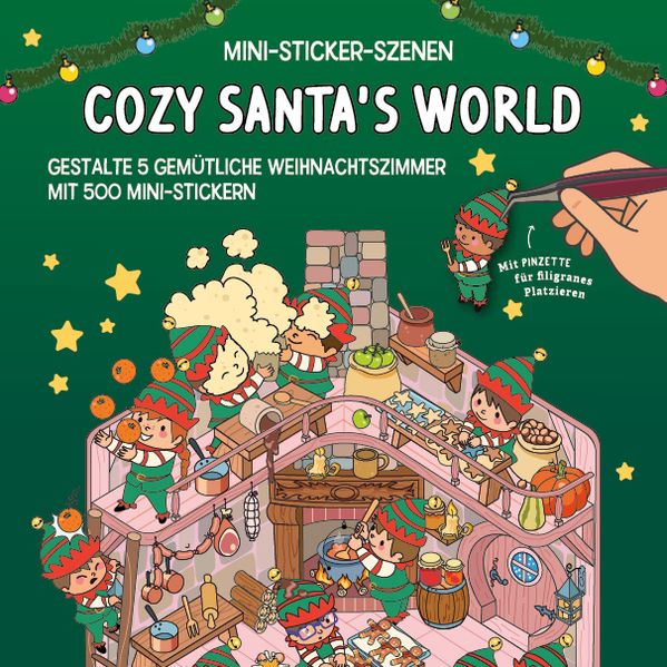 Mini-Sticker-Szenen - Cozy Santa's World I 3D-Sticker