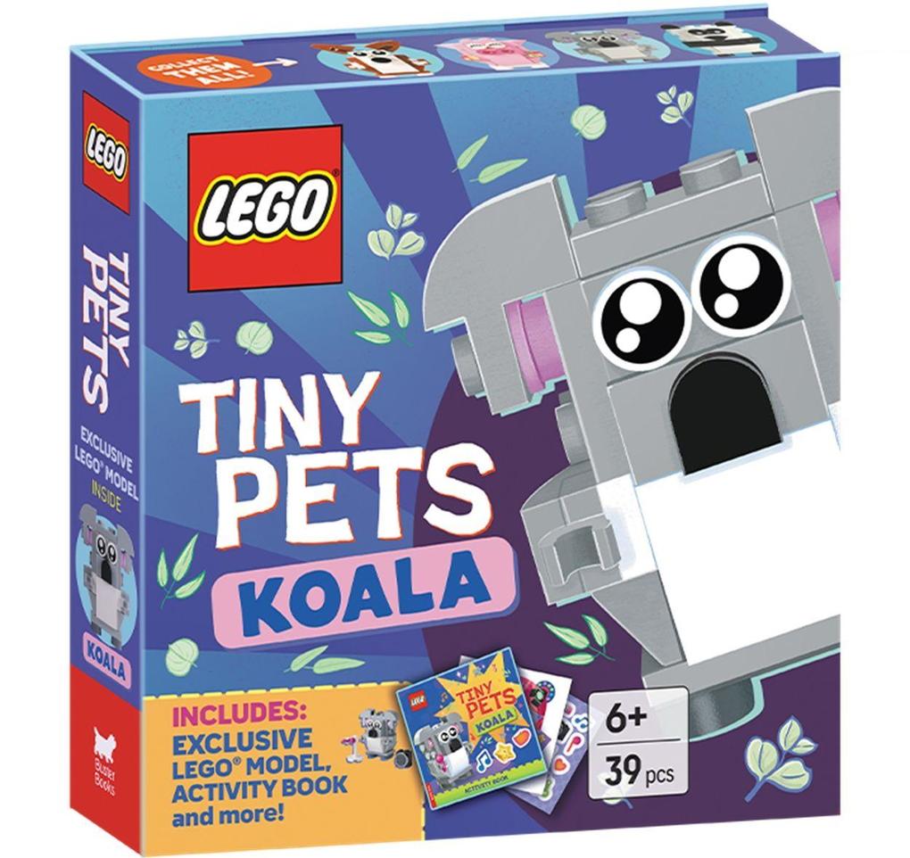 LEGO® Books. Tiny Pets: Koala (with exclusive koala mini-build paper crafts stickers and activity book)