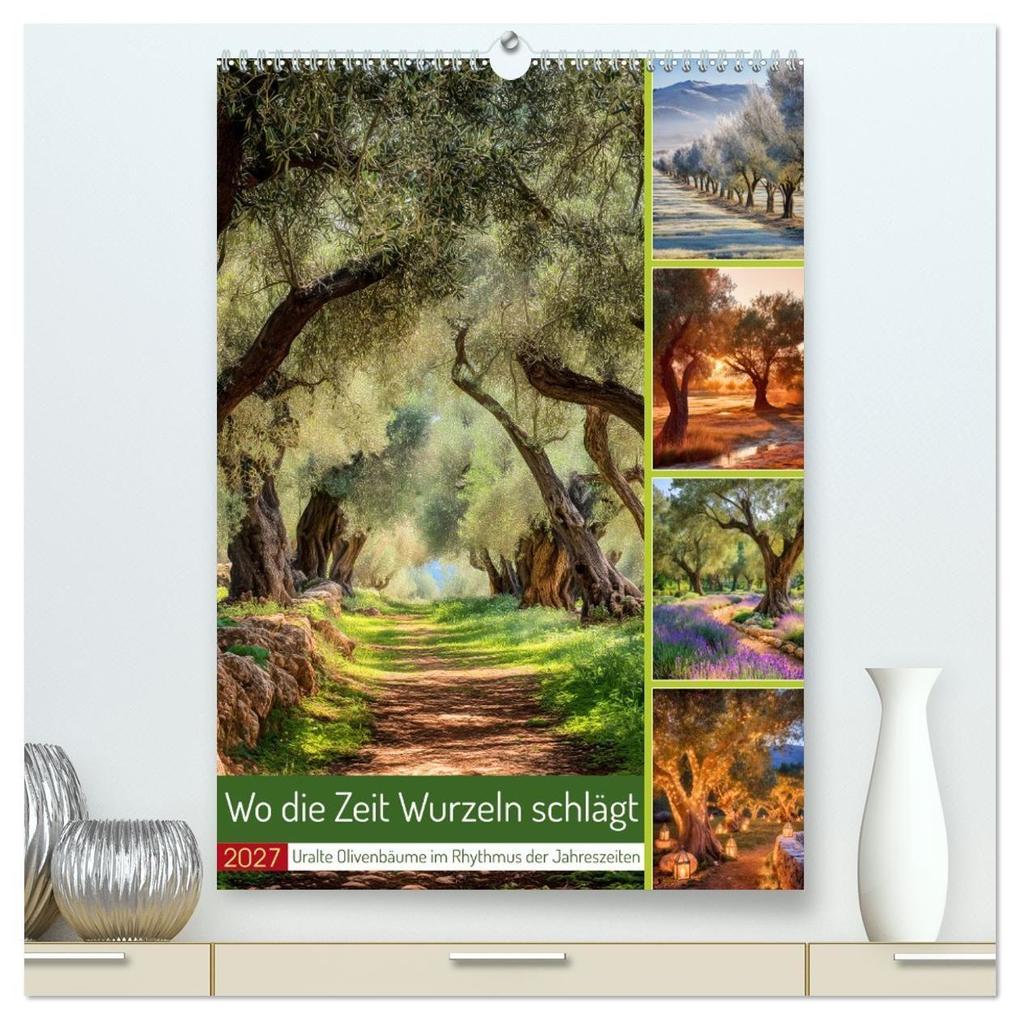 Wo die Zeit Wurzeln schlägt (hochwertiger Premium Wandkalender 2027 DIN A2 hoch) Kunstdruck in Hochglanz