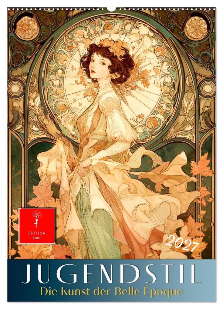 Jugendstil - Die Kunst der Belle Époque (Wandkalender 2027 DIN A2 hoch) CALVENDO Monatskalender