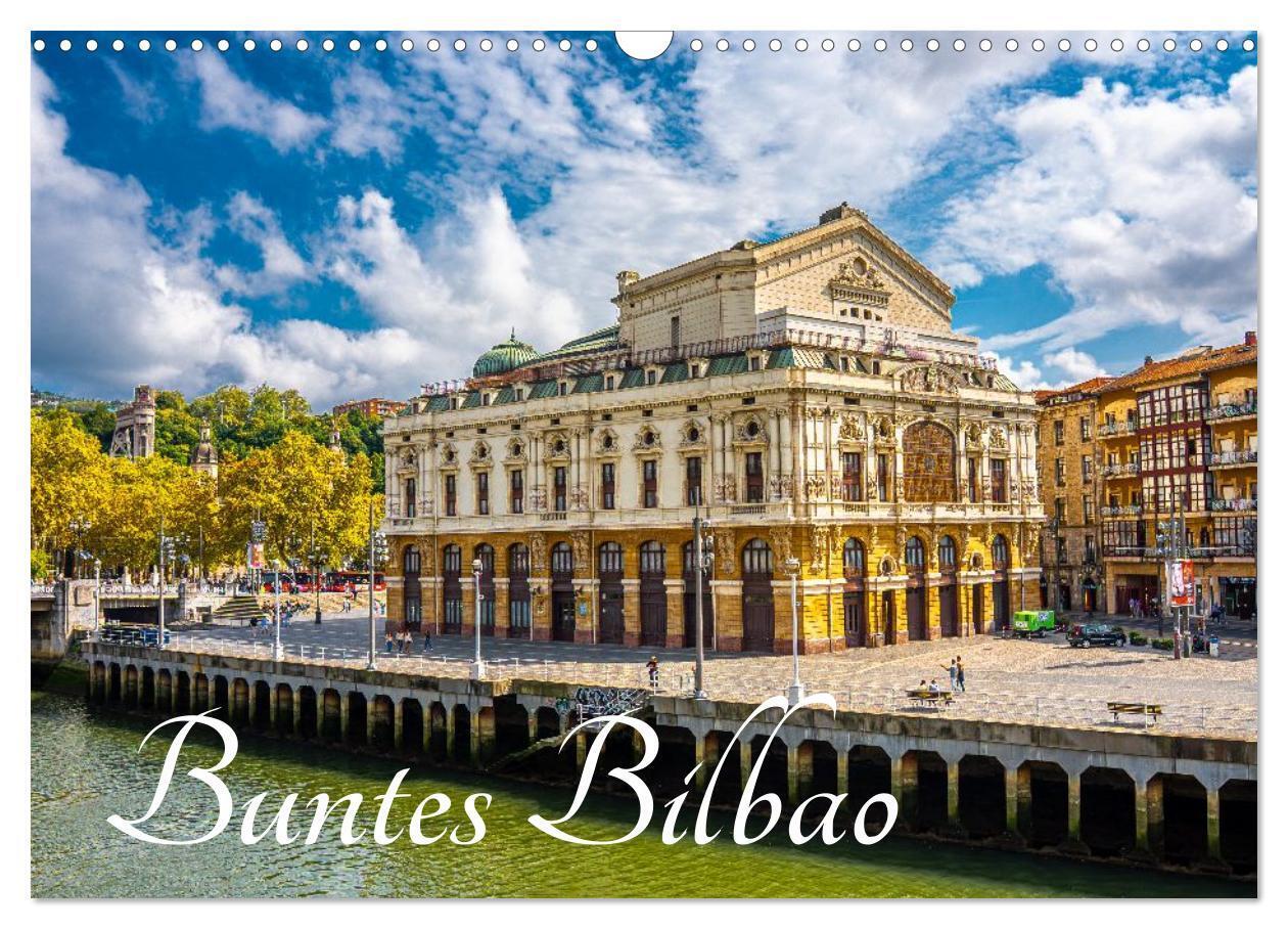 Buntes Bilbao (Wandkalender 2027 DIN A3 quer) CALVENDO Monatskalender