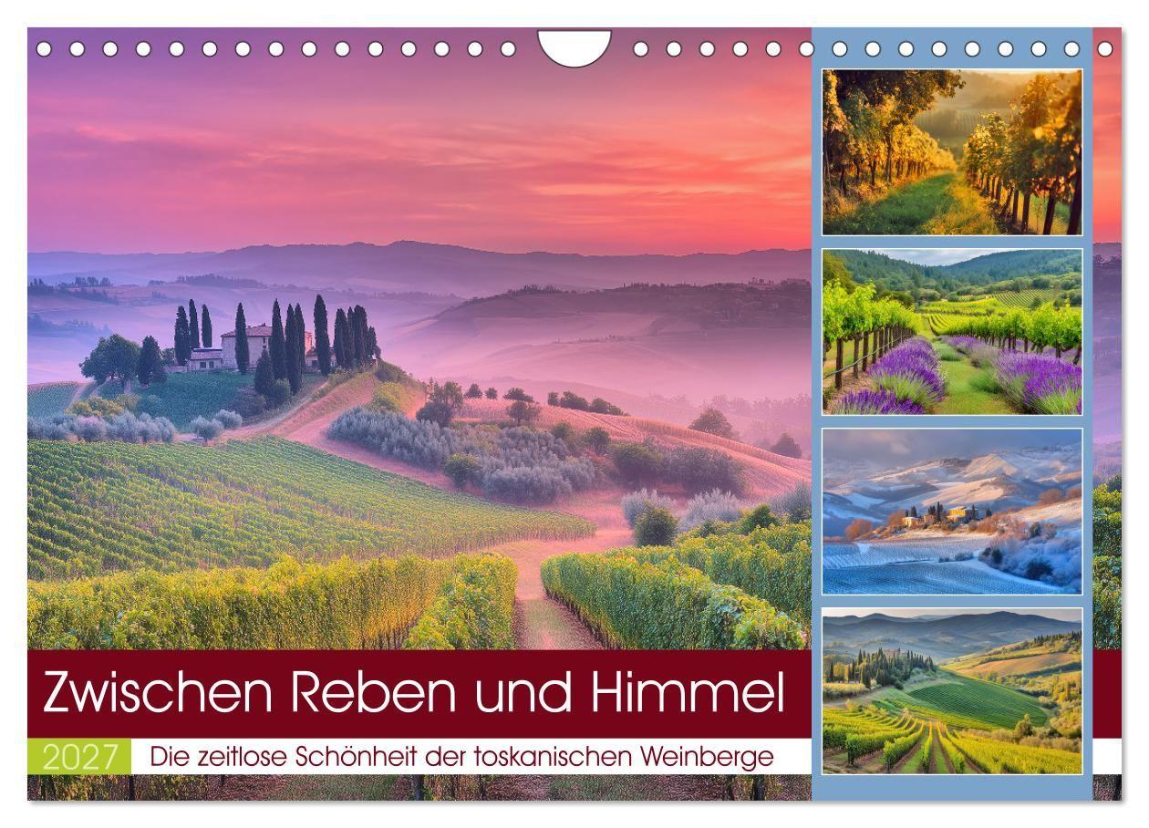 Zwischen Reben und Himmel (Wandkalender 2027 DIN A4 quer) CALVENDO Monatskalender
