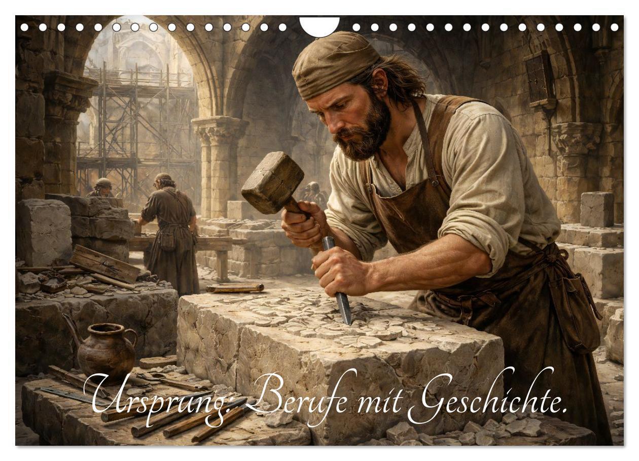 Ursprung: Berufe mit Geschichte. (Wandkalender 2027 DIN A4 quer) CALVENDO Monatskalender