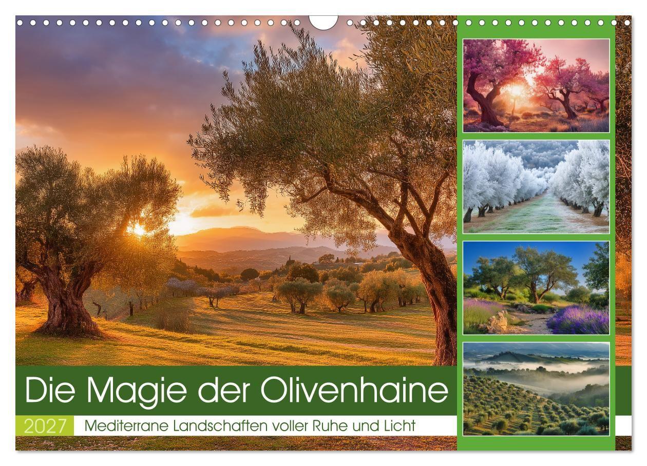 Die Magie der Olivenhaine (Wandkalender 2027 DIN A3 quer) CALVENDO Monatskalender