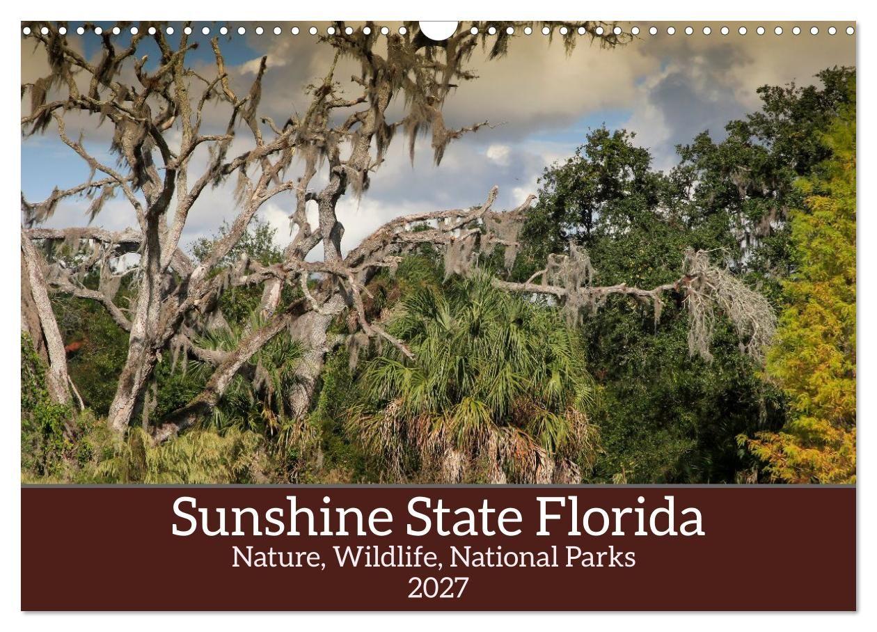 Sunshine State Florida Nature Wildlife National Parks (Wall Calendar 2027 DIN A3 landscape) CALVENDO 12 Month Wall Calendar