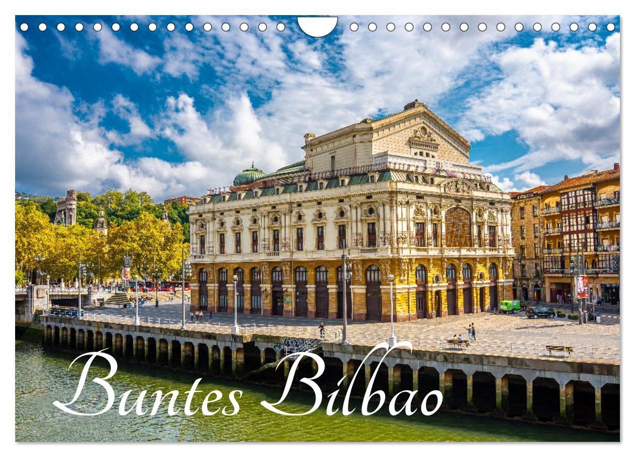 Buntes Bilbao (Wandkalender 2027 DIN A4 quer) CALVENDO Monatskalender