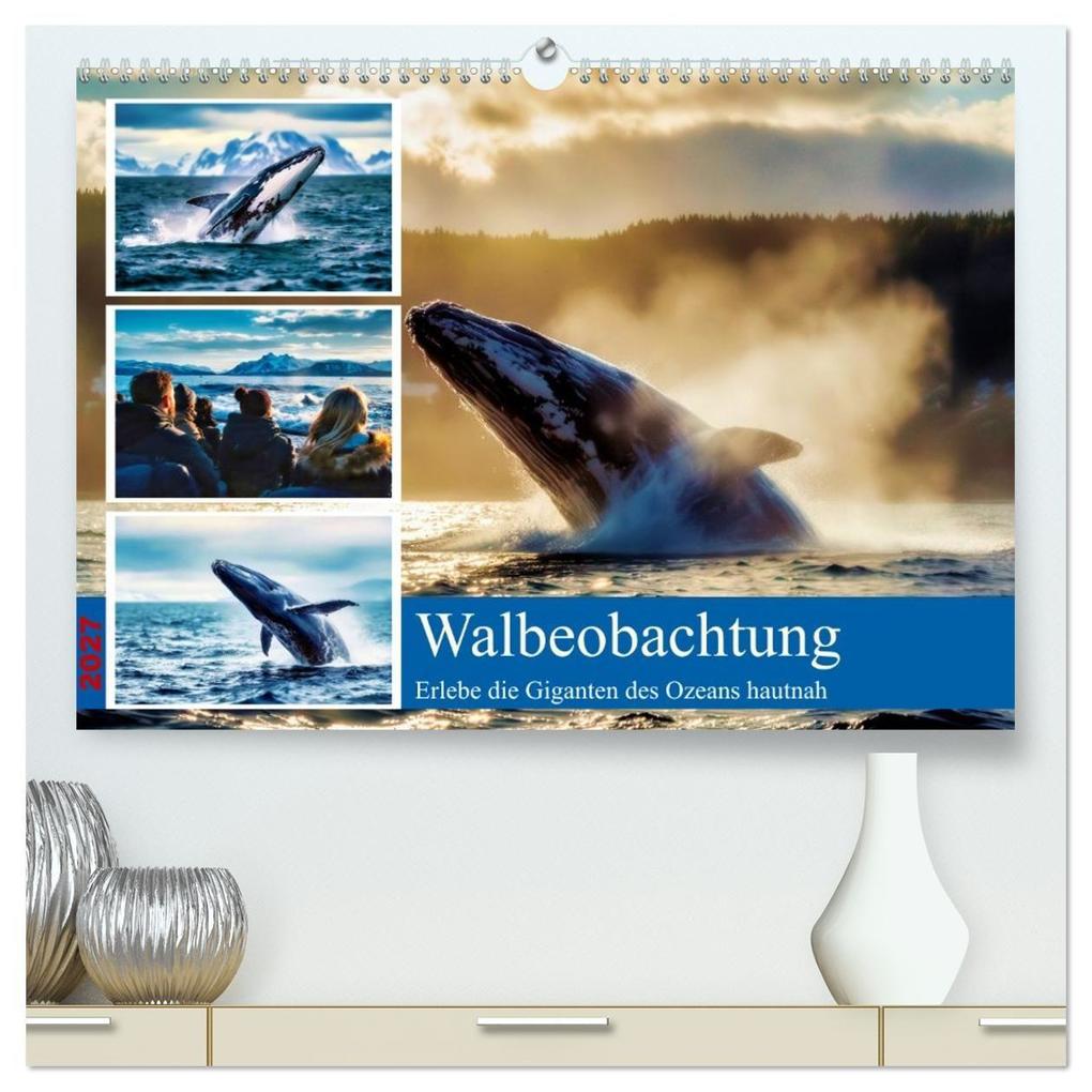 Whale Watching (hochwertiger Premium Wandkalender 2027 DIN A2 quer) Kunstdruck in Hochglanz