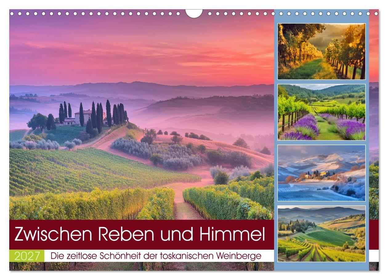 Zwischen Reben und Himmel (Wandkalender 2027 DIN A3 quer) CALVENDO Monatskalender