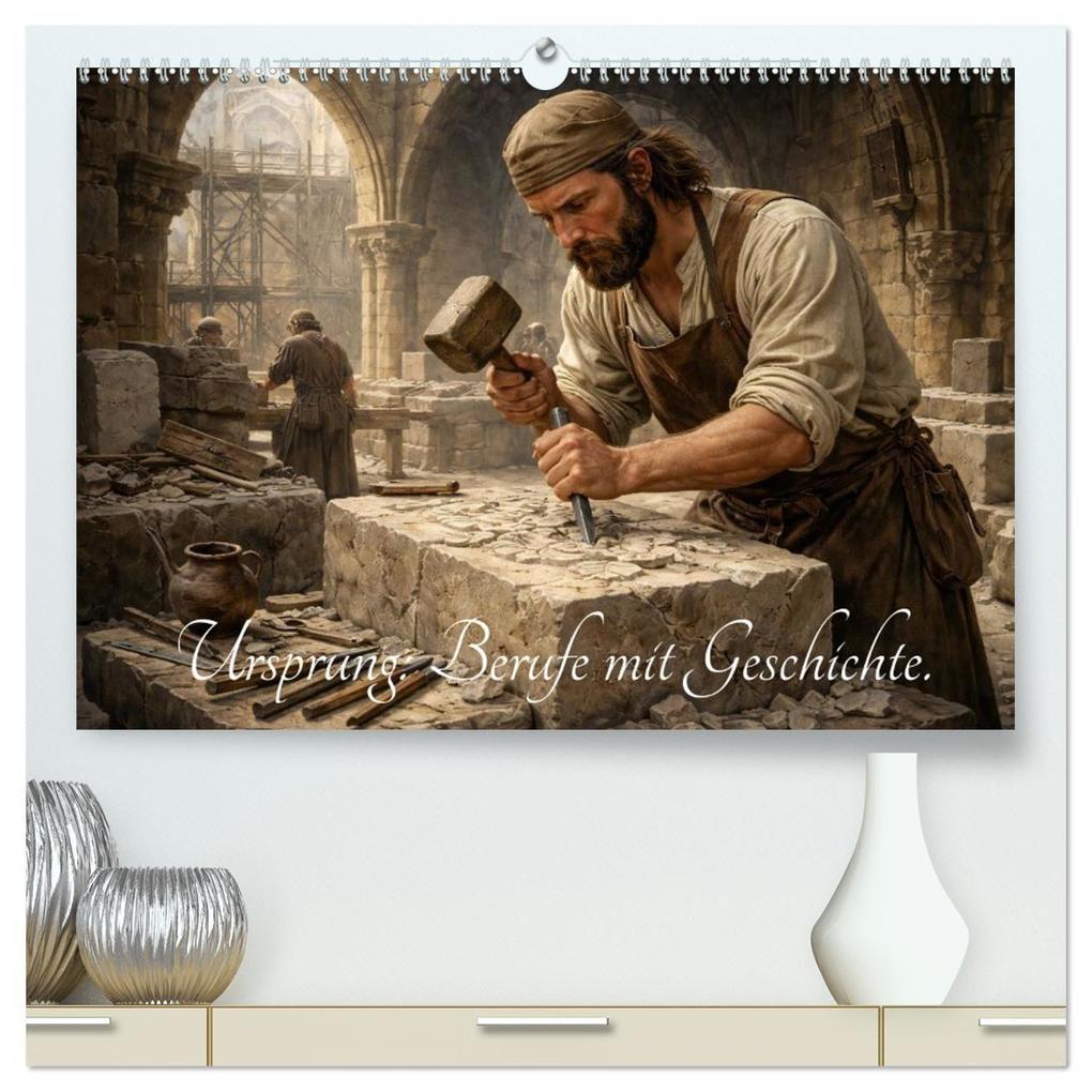 Ursprung: Berufe mit Geschichte. (hochwertiger Premium Wandkalender 2027 DIN A2 quer) Kunstdruck in Hochglanz