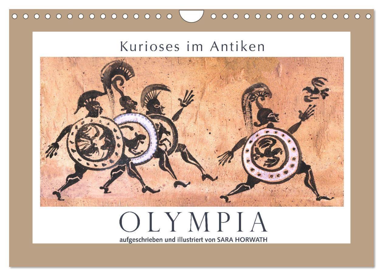 Kurioses im Antiken Olympia (Wandkalender 2027 DIN A4 quer) CALVENDO Monatskalender