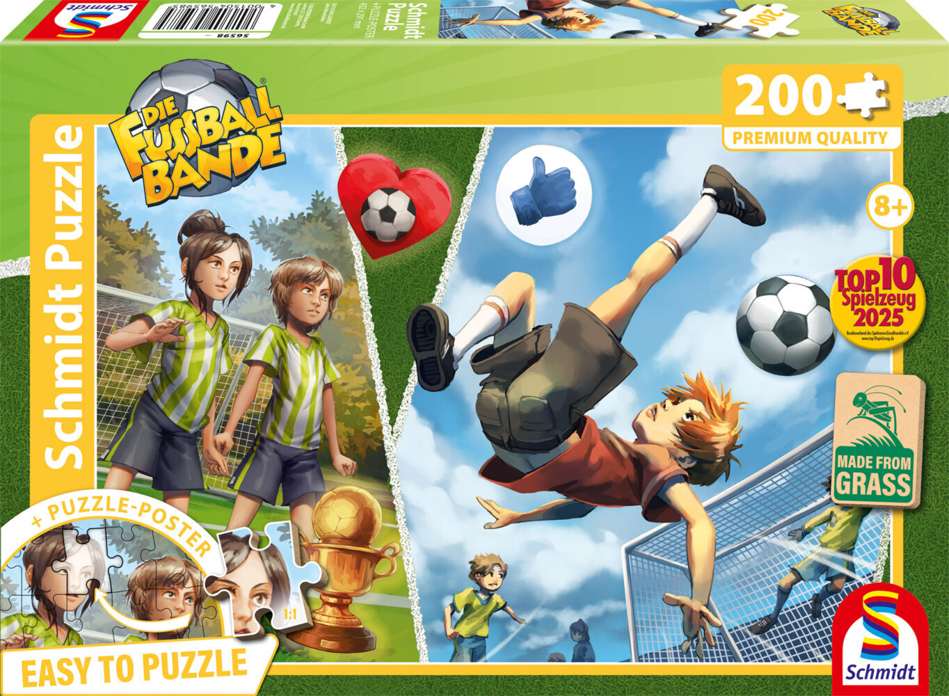 Die Fussballbande Leons Fallrückzieher 200 Teile