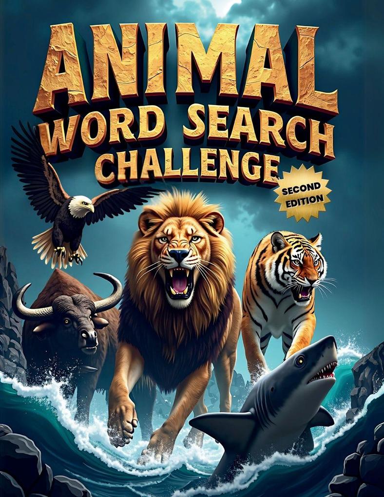 Animal Word Search Challenge (Second Edition)