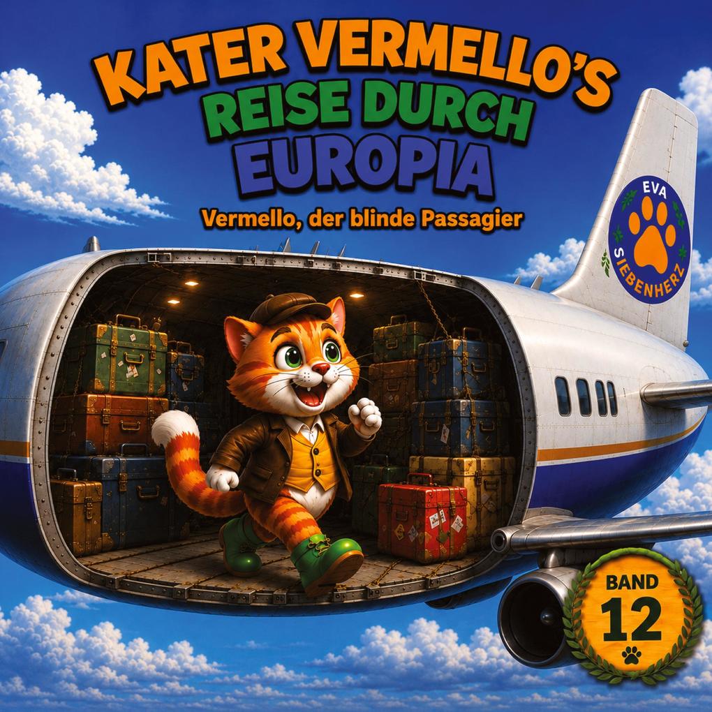 Vermello der blinde Passagier Band 11 der illustrierten Kinderbuchreihe Kater Vermellos Reise durch Teuropia - ein Abenteuer über Mut und Freundschaft