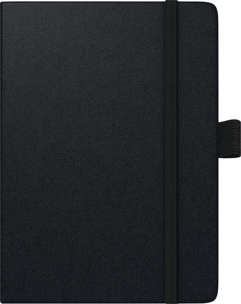 BRUNNEN 1073266907 Taschenkalender Kompagnon Mod. 732 66 2027 A6 Kunststoff schwarz