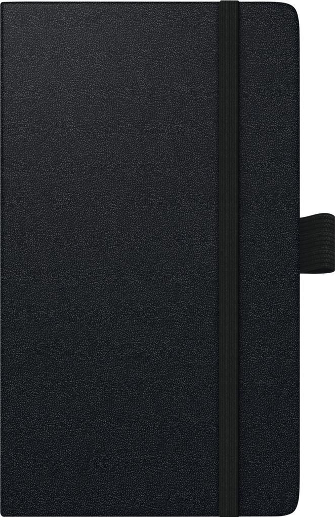 BRUNNEN 1075666907 Taschenkalender Kompagnon Mod. 756 66 2027 A6 Kunststoff schwarz
