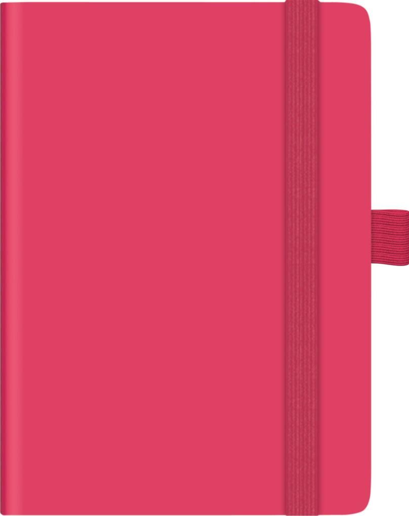 BRUNNEN 1073266267 Taschenkalender Kompagnon Mod. 732 66 2027 A6 Kunststoff pink