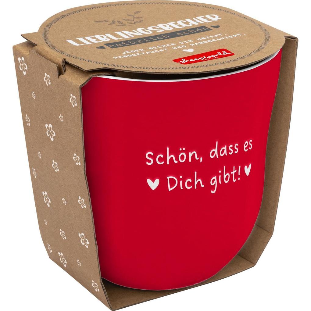 Lieblingsbecher 'Schön dass es Dich gibt!'