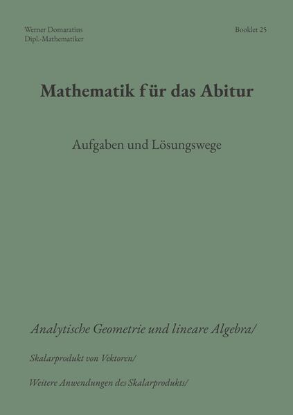 Mathematik für das Abitur