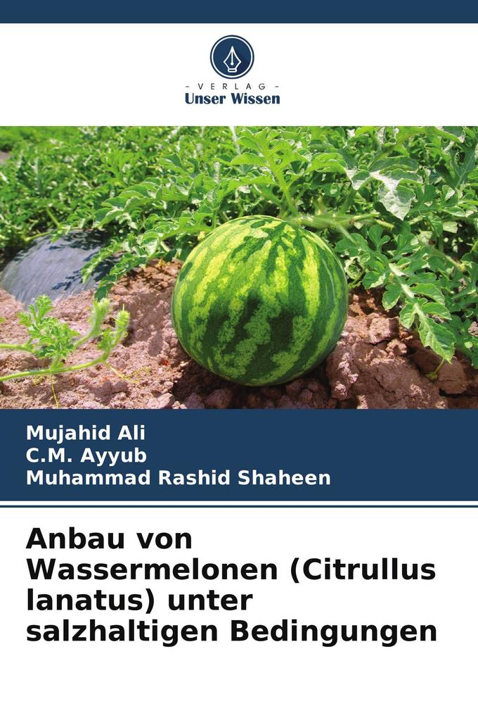 Anbau von Wassermelonen (Citrullus lanatus) unter salzhaltigen Bedingungen