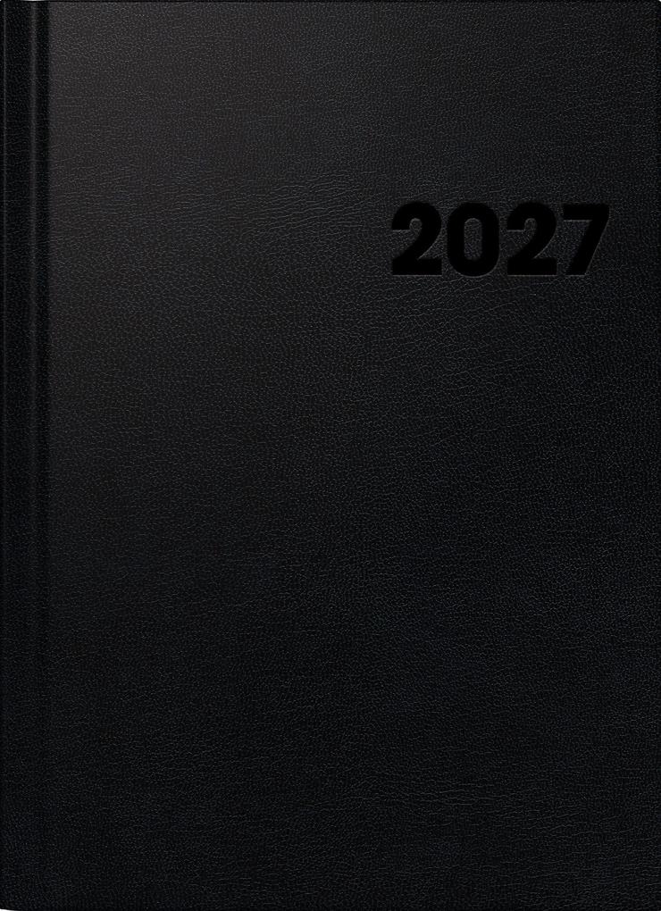 BRUNNEN 1078160907 Buchkalender Premium Mod. 781 2027 A4 Kunststoff schwarz
