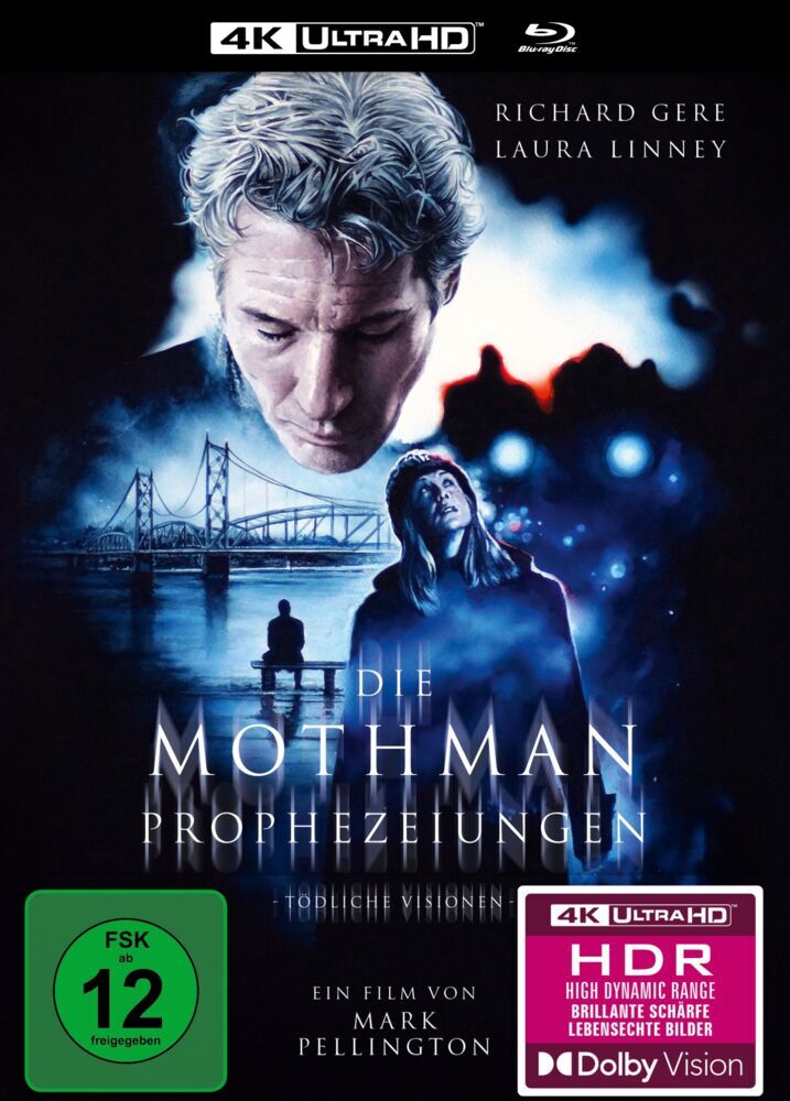 Die Mothman-Prophezeiungen - Tödliche Visionen1 4K UHD-Blu-ray + 1 Blu-ray (Limited Collector's Edition Mediabook)