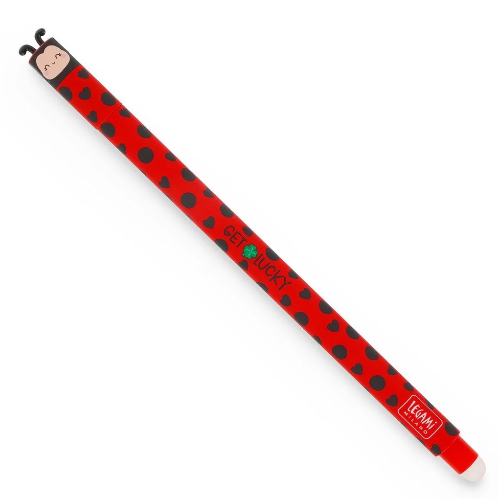 Legami Löschbarer Gelstift Ladybug äGet Lucky - Erasable Pen Marienkäfer