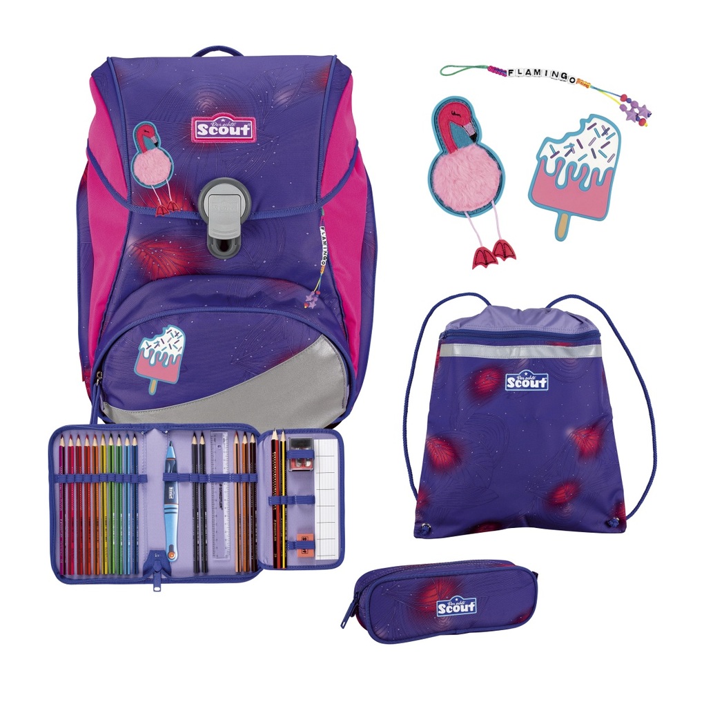 Scout Schulranzen Set Alpha Schulranzen Set 4tlg Summer