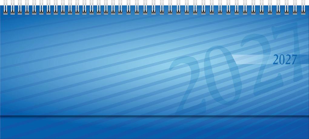 rido/idé 7036102307 Querterminbuch Mod. septant 2027 305×105 mm Kunststoff blau